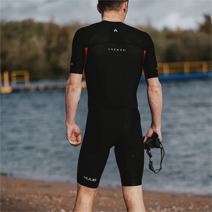 Huub Mnner Black 2024 Anemoi 2 SUB22 Bonded Tri Suit ANESUB22BG - / Graphite